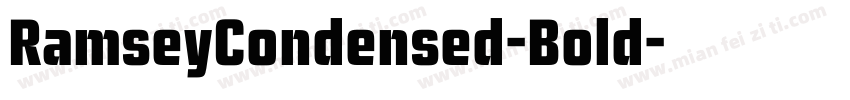 RamseyCondensed-Bold字体转换