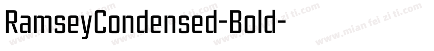 RamseyCondensed-Bold字体转换