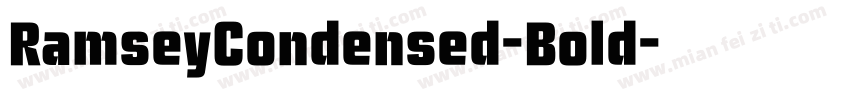 RamseyCondensed-Bold字体转换