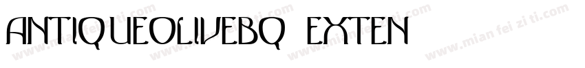 AntiqueOliveBQ-Exten字体转换