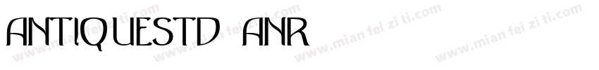 AntiqueStd-ANR字体转换
