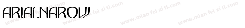Arialnarow字体转换