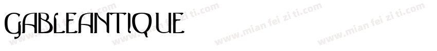GableAntique字体转换