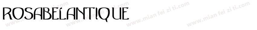 RosabelAntique字体转换