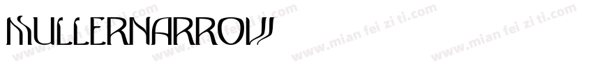 mullernarrow字体转换