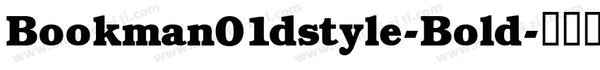 Bookman01dstyle-Bold字体转换