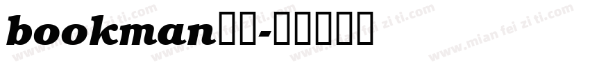 bookman字体字体转换