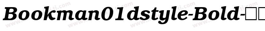 Bookman01dstyle-Bold字体转换