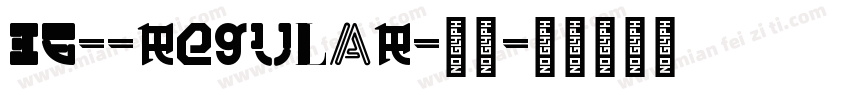 36--Regular-常规字体转换
