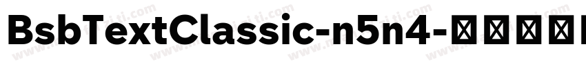 BsbTextClassic-n5n4字体转换