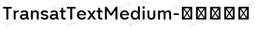 TransatTextMedium字体转换