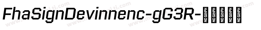 FhaSignDevinnenc-gG3R字体转换