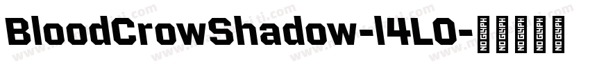 BloodCrowShadow-l4L0字体转换