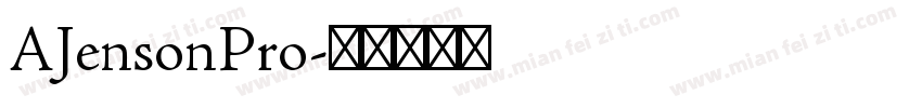 AJensonPro字体转换