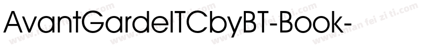 AvantGardelTCbyBT-Book字体转换