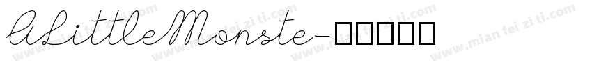 ALittleMonste字体转换