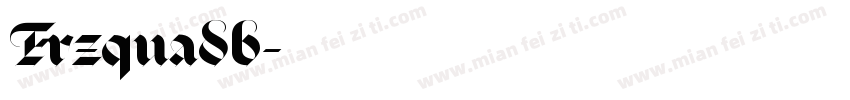 Frzquadb字体转换