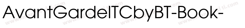 AvantGardelTCbyBT-Book字体转换