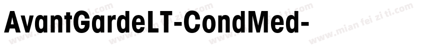 AvantGardeLT-CondMed字体转换
