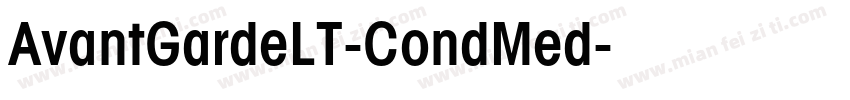 AvantGardeLT-CondMed字体转换