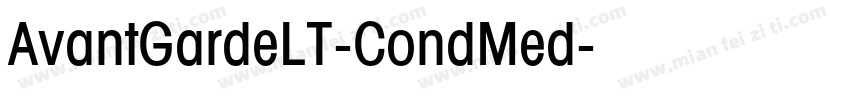 AvantGardeLT-CondMed字体转换