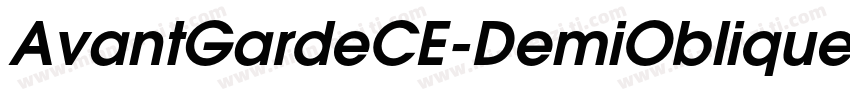 AvantGardeCE-DemiOblique字体转换