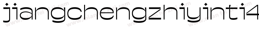 jiangchengzhiyinti40字体转换