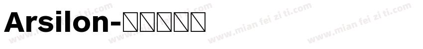 Arsilon字体转换