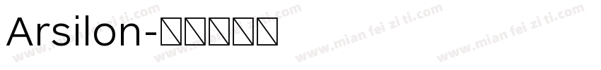 Arsilon字体转换