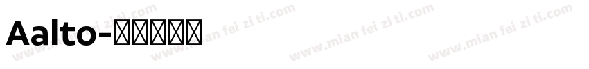 Aalto字体转换