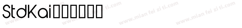 StdKai字体转换