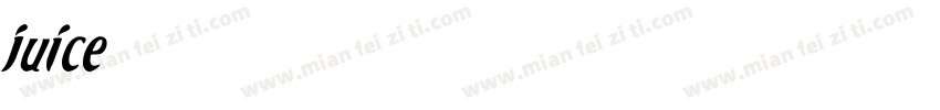 juice字体字体转换