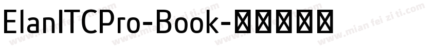 ElanITCPro-Book字体转换