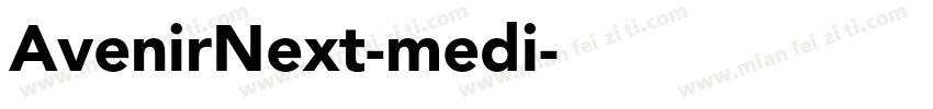 AvenirNext-medi字体转换