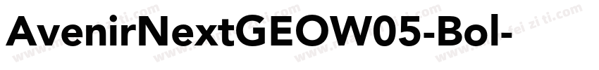 AvenirNextGEOW05-Bol字体转换