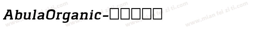 AbulaOrganic字体转换