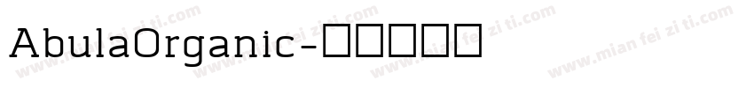 AbulaOrganic字体转换