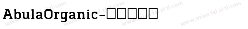 AbulaOrganic字体转换
