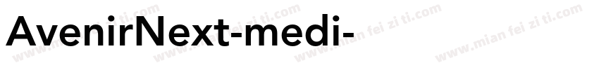 AvenirNext-medi字体转换