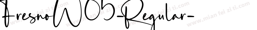 FresnoW05-Regular字体转换