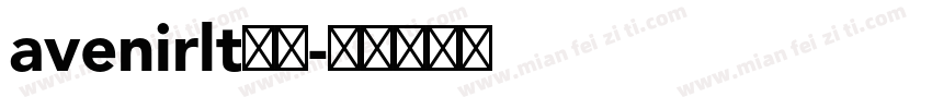 avenirlt下载字体转换