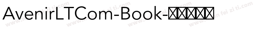 AvenirLTCom-Book字体转换