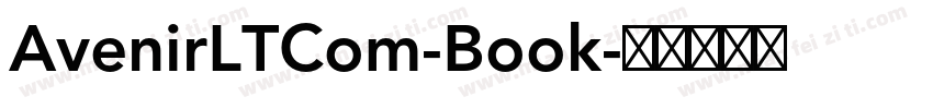 AvenirLTCom-Book字体转换