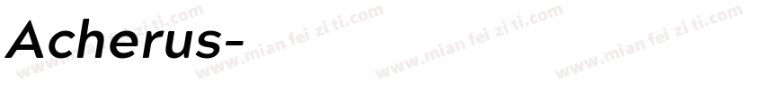 Acherus字体转换
