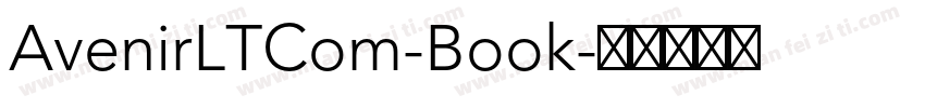 AvenirLTCom-Book字体转换
