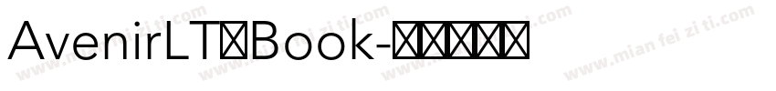 AvenirLT一Book字体转换