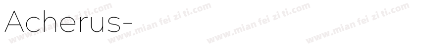 Acherus字体转换