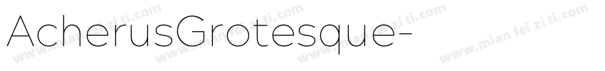 AcherusGrotesque字体转换