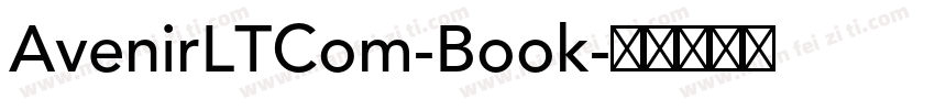 AvenirLTCom-Book字体转换