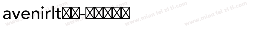avenirlt下载字体转换